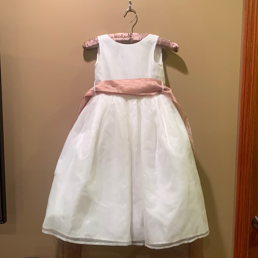 US angels flower girl dress or first communion dress.
